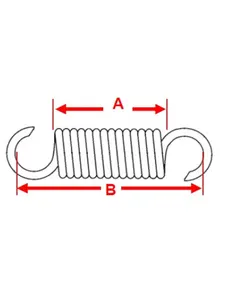 Пружина крепления глушителя Yamaha 2
