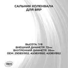 Сальник коленвала BRP (Ski-Doo) 3