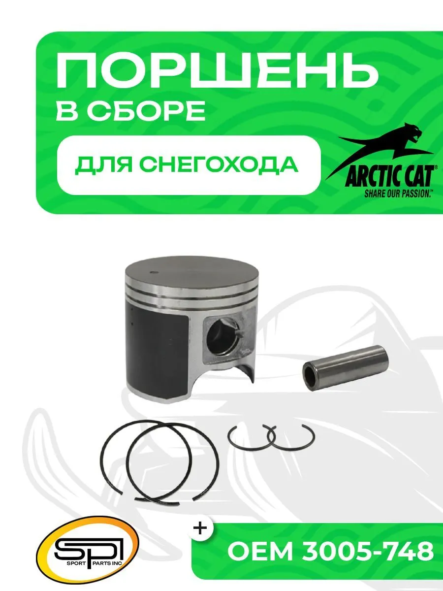 Поршень Arctic Cat 600 (T-Moly, номинал)