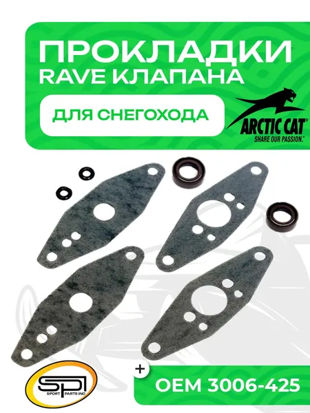 Комплект прокладок RAVE клапана