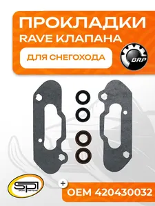 Комплект прокладок RAVE клапана 1