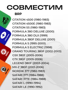 Поршень BRP 380F (T-Moly, +0,25 мм) 3