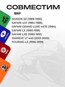 Поршень BRP 440F (T-Moly, +0.25 мм) 2