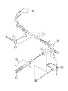 Ручка румпеля в сборе 6