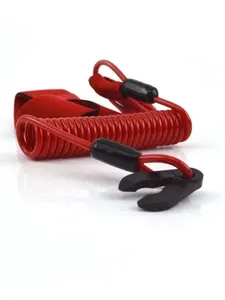 Чека аварийной остановки с браслетом для Yamaha, 682-82556-00, красный цвет 8