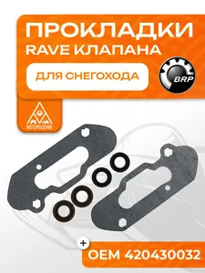Комплект прокладок RAVE клапана 1
