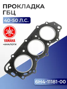 Прокладка головки цилиндров Yamaha 25Q, 40N, 40H, 40E, 50E, 50D 1