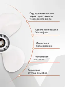 Винт гребной Skipper для Yamaha 25-30 5