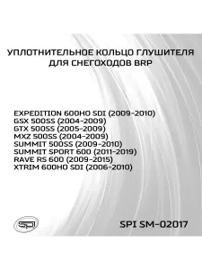 Уплотнительное кольцо глушителя 2