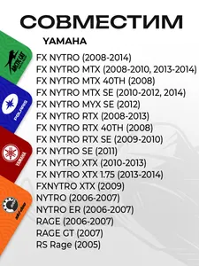 Уплотнительное кольцо глушителя Yamaha 3