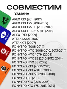 Тормозные колодки для снегоходов Yamaha 3