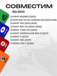 Тормозные колодки для снегоходов BRP (Ski-Doo) 12