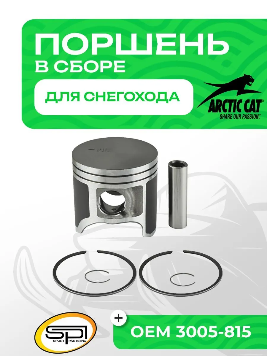 Поршень Arctic Cat 500 (T-Moly, номинал)