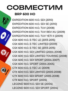 Поршень BRP 600 HO (T-Moly, номинал) 3