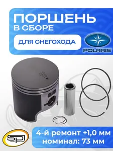 Поршень Polaris 550F (T-Moly, +1,0мм) 1