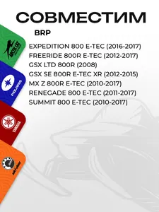 Ремкомплект двигателя снегохода BRP 800 E-TEC 3