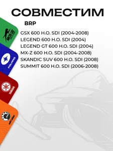 Ремкомплект двигателя снегохода BRP 600 H.O. SDI 8