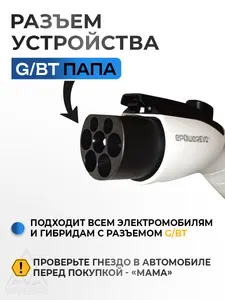 GBT зарядное устройство для электромобиля, 32A, 7 кВт, 220В, Wi-Fi 4